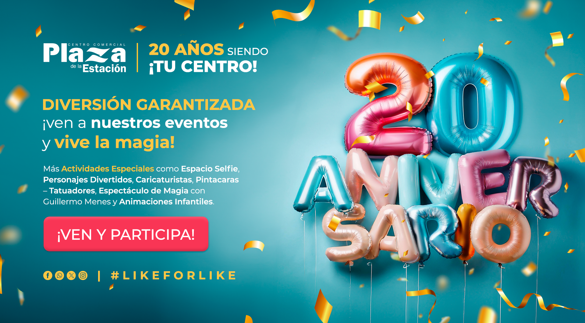 Eventos 20 aniversario